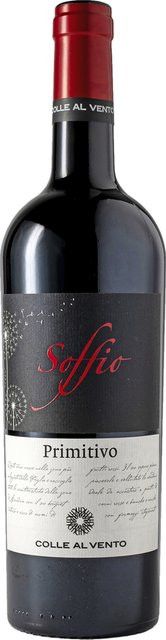 Colle al Vento Primitivo di Manduria Rotwein, 2024, Apulien, trocken, 0,75 l - Bild 1