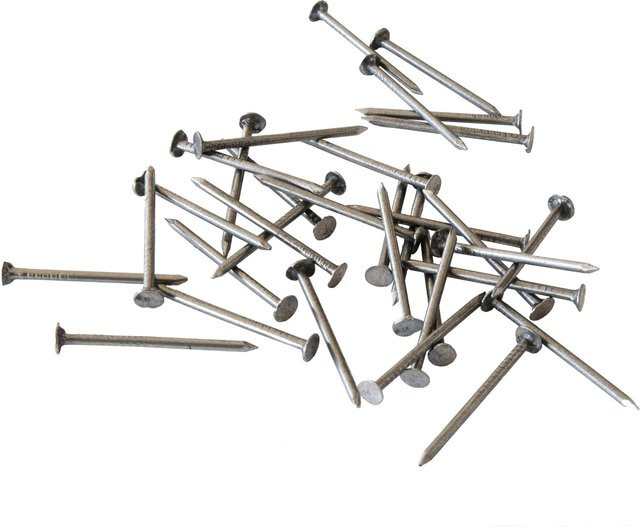 Fuchs Stahlstifte verzinkt Silber, Durchmesser: 1,6 mm, Länge: 25 mm, 250 Stück - Bild 1