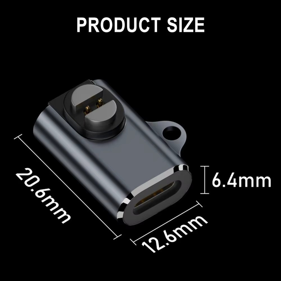 Suunto Typ C Magnetisches Ladegerät für Wing und Sonic Knochenleitungskopfhörer mit USB-C Adapter - Bild 3