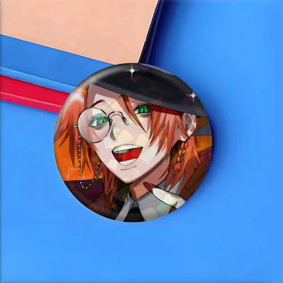 Kayou Manga Phantom Busters Abzeichen, Runde Cosplay-Pins, Brosche - Bild 4
