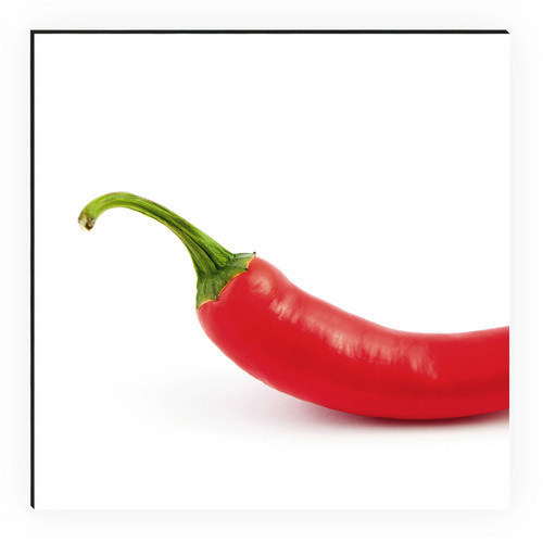 mySPOTTI Küchenrückwand Hot Chili aus Aluverbund in Weiß, Breite: 220 cm, Höhe: 60 cm - Bild 2