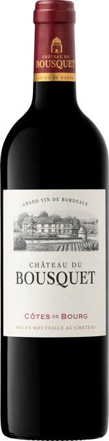 Château du Bousquet Rotwein Côtes de Bourg, Merlot, 2021, trocken, 0,75 l - Bild 1
