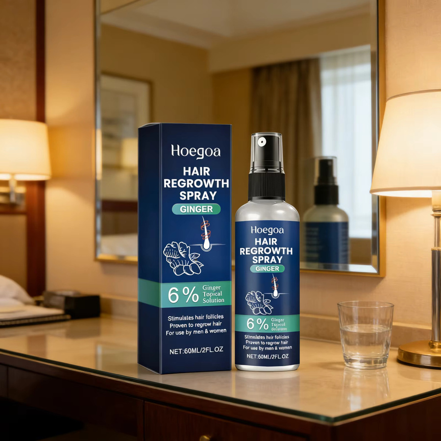 Hoegoa Haarwuchs-Spray, 60 ml, Damen, für strapaziertes Haar - Bild 4