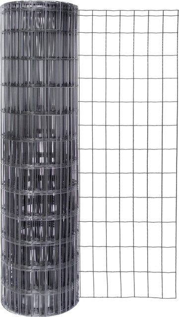 Alberts Fix-Clip Pro Schweißgitter aus Stahl in Anthrazit-Metallic, Höhe: 102 cm, Länge: 25 m - Bild 1