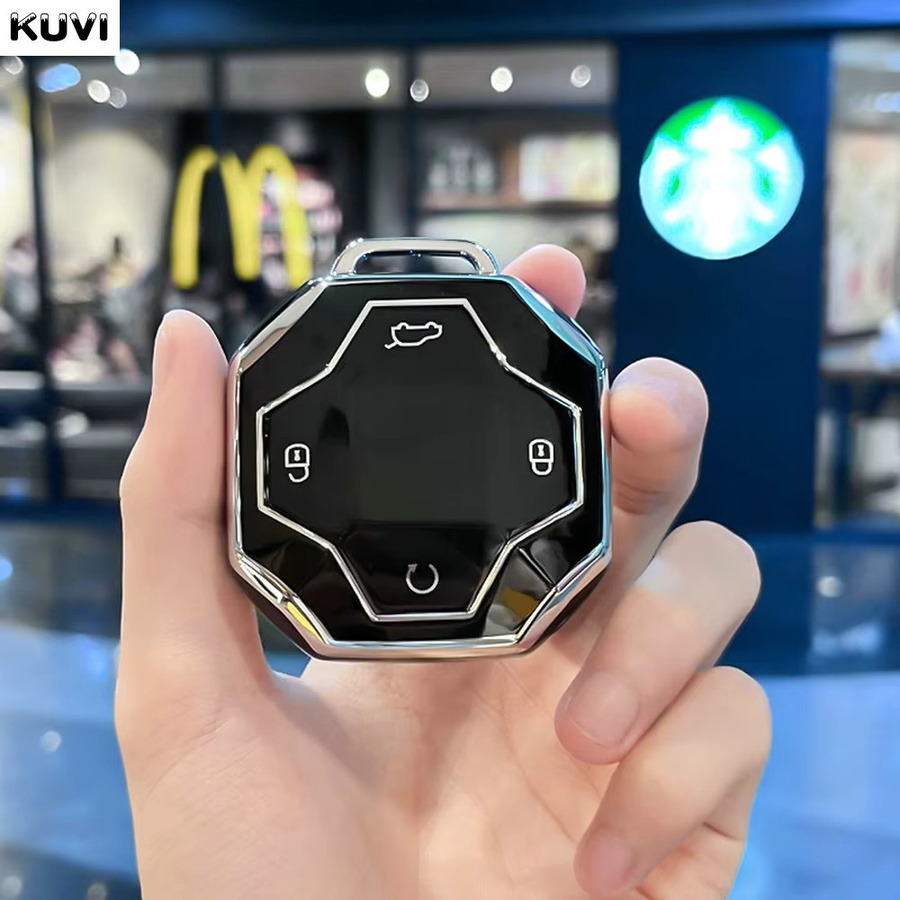 Kuvi Smart Auto Schlüssel Hülle aus TPU für Chery Jetour T2 Traveler 2023 2024, 4 Tasten Abdeckung - Bild 2