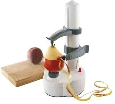 Elektrischer Obst- und Gemüseschäler STEL ORA in Weiß mit Auto-Shutoff-Funktion - Bild 1
