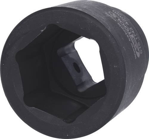 KS Tools 1 Zoll Sechskant-Kraft-Stecknuss kurz in Schwarz aus Chrom-Molybdän-Stahl mit 42 mm - Bild 1