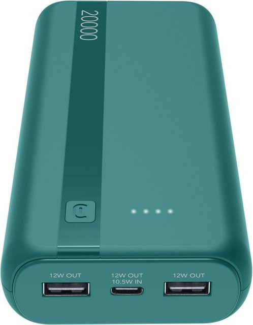 CellularLine Power Bank ESSENTIAL 20000 in Blau mit USB-C und USB-A Anschlüssen - Bild 1