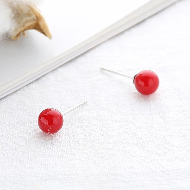 Lucky Star Jewelry Ohrstecker, Kupfer, Perle, Damen, Bunt - Bild 1
