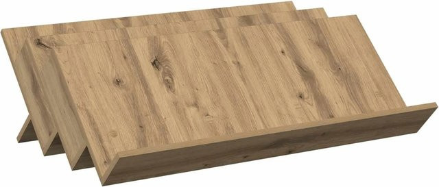 vidaXL Magazinregal Artisan-Eiche in Braun, B/T/H: 90 x 53 x 28,5 cm - Bild 1