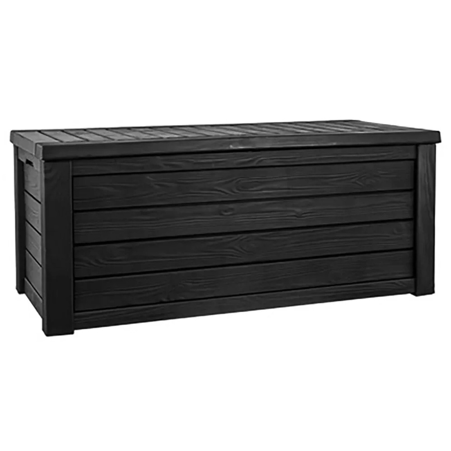 Keter Westwood Universalbox mit Sitzgelegenheit als Gartenkiste für den Außenbereich, Grau-anthrazit - Bild 2