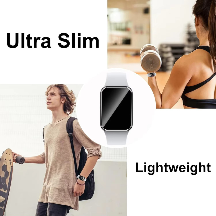 5er Pack HD Hydrogel Schutzfolien für Xiaomi Mi Band 9 Pro, 9, 8 Pro, 8, 7, 6, 5 in Transparent mit voller Abdeckung - Bild 5