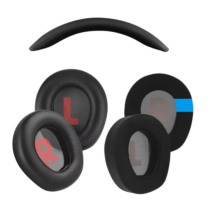 JBL Kühlgel-Ohrpolster-Ersatzabdeckungen und Kopfbügel-Reparaturset für Quantum 800, Q800 und Q600 Kopfhörer in Schwarz - Bild 6