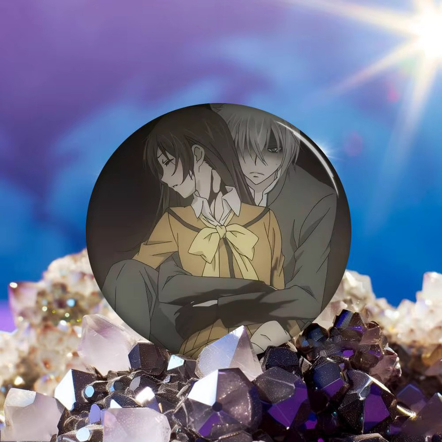 Mesuca Brosche, Anime Kamisama Love Kiss, Bunt, Rund - Bild 5