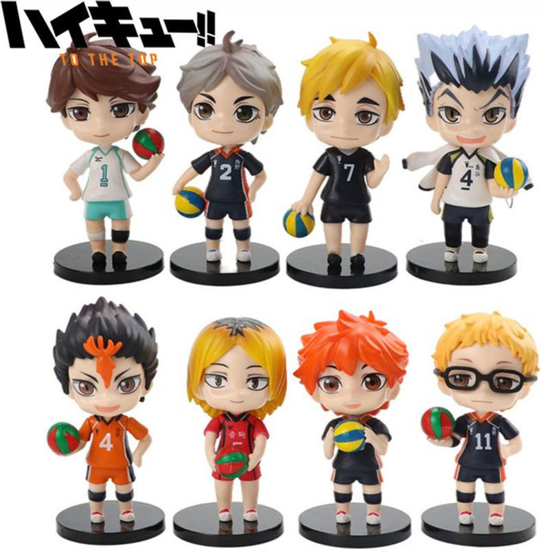 Bandai Haikyuu Actionfigur Hinata Shoyo Anime Modell aus Kunststoff, mehrfarbig - Bild 1