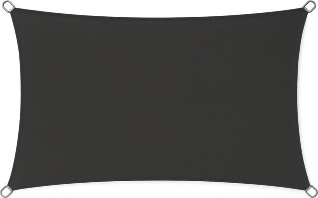 Osoltus Sonnensegel Capri Rechteckig Dunkelgrau Wasserabweisend mit UPF 50+ B: 300 cm, T: 200 cm - Bild 1
