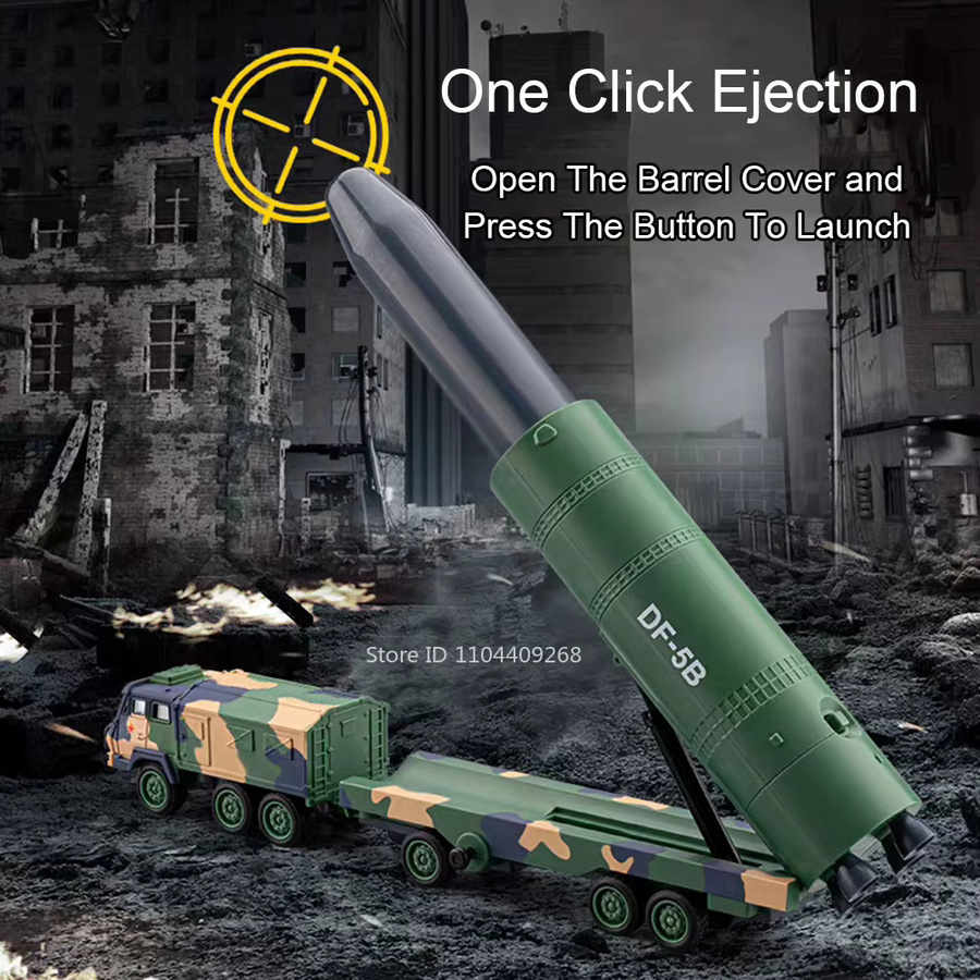 RMZ city DF-41 DF-5B Raketenautomodell, 1:50, mit Licht und Sound - Bild 5
