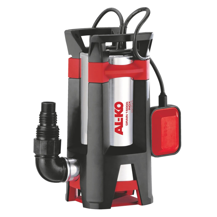 Al-Ko Tauchpumpe Drain 15000 Comfort Inox in Rot und Silber - Bild 2