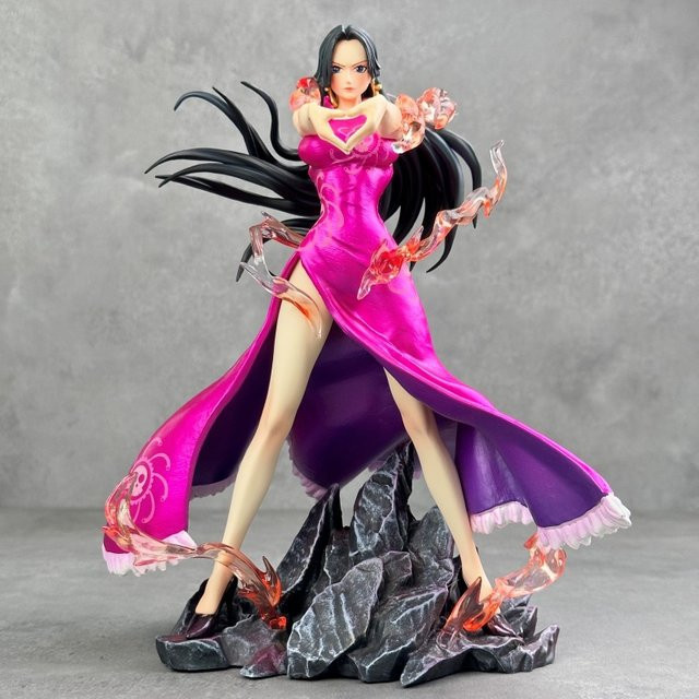 Bandai One Piece Boa Hancock China Kleid Herzform Ver. Action Figure, Einzelfigur, Kunststoff, Rosa / Pink - Bild 1