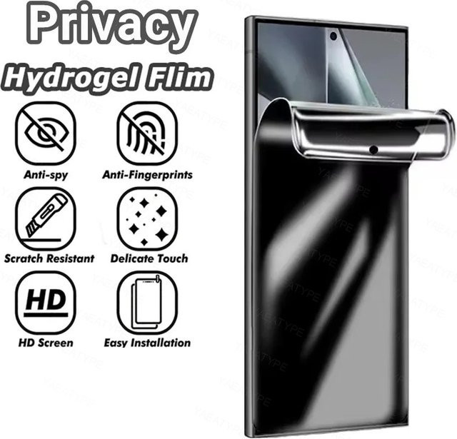 3er-Set Privatsphäre Hydrogel-Displayschutz für Xiaomi 17 Pro Max 15 14 12 Lite 5G 13T 14T 15T in Transparent - Bild 1