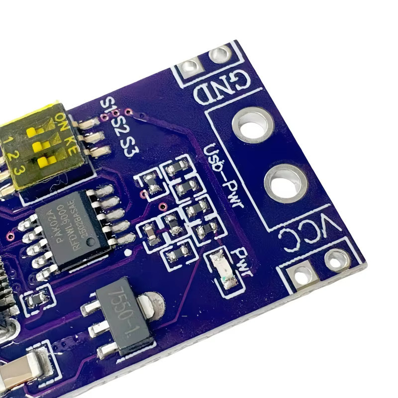 AEVYVKV USB-C PD QC AFC Schnellladungs-Triggermodul mit Digitalanzeige, einstellbar von 5-20V für Laptops, Blau - Bild 2