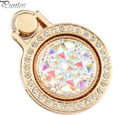 Glänzender Strass Handy Ring Halter Fingerhalter in Gold für iPhone und iPad - Bild 1