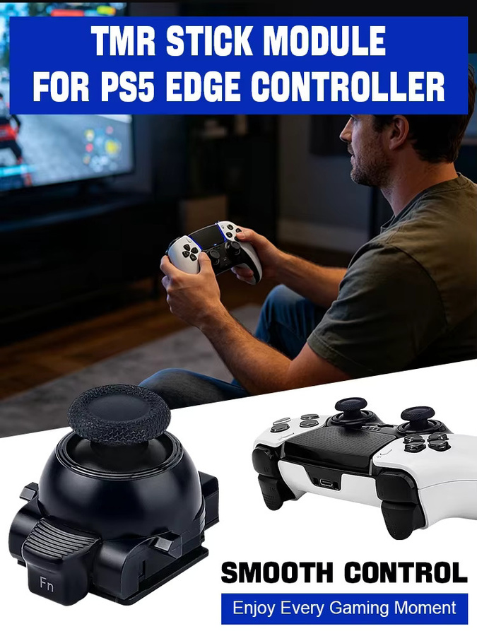 HeroAngel TMR Stick-Modul Ersatzset für PS5 Edge DSE EDGE Wireless Controller, Schwarz - Bild 7