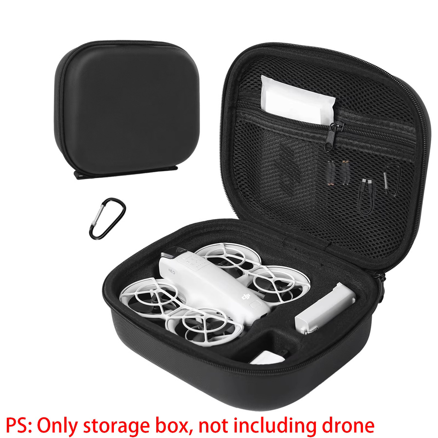 DJI Neo Fly More Combo Tragbare Aufbewahrungstasche und Reise-Schultertasche für Drohne und Akkus, Schwarz - Bild 7