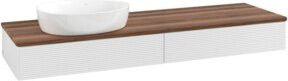 V&B Waschtischunterschrank Antao mit Frontstruktur in Weiß, B/T: 160 x 50 cm - Bild 1