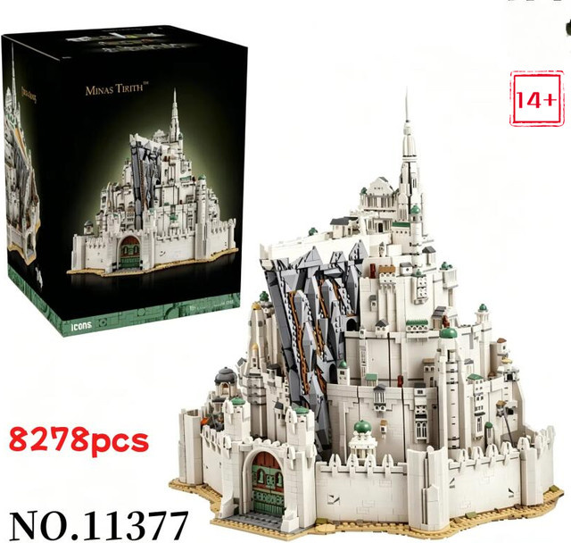 Minas Tirith, Architektur Baustein-Set, 8278 Teile, ab 14 Jahren - Bild 1
