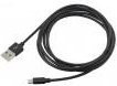 Ansmann Micro-USB Daten- und Ladekabel in Schwarz, Länge: 200 cm - Bild 1