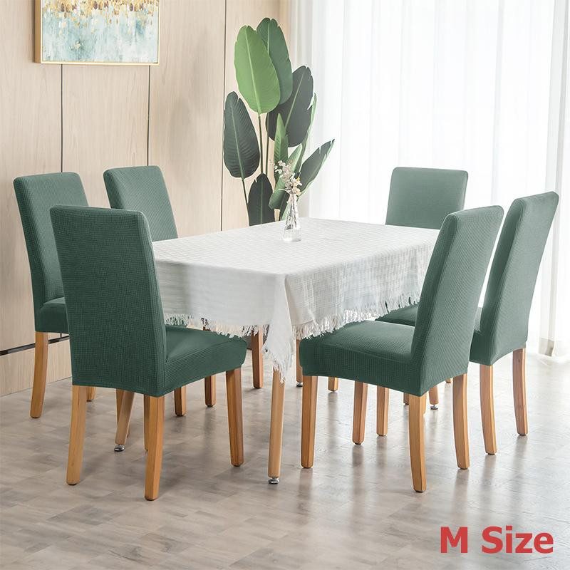Wasserabweisender Stuhlbezug von Yiran Furniture in Jacquard-Stretch, schmutzabweisende Stuhlhussen für Esszimmer, XL-Größe (Breite: 45-58 cm) - Bild 2