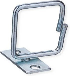Roline Kabelöse aus Metall in Silber, B/B: 4,0 x 4,0 cm, seitliche Kabeleinführung - Bild 1