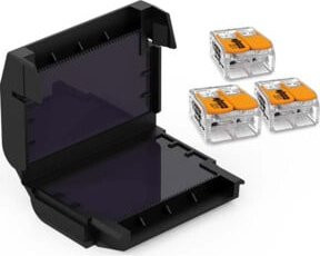 Cellpack EASY-PROTECT + WAGO-Klemme Feuchtigkeitsschutz 632 in Schwarz - Bild 1