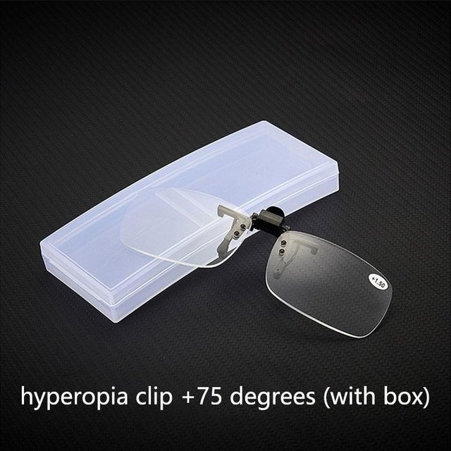 BOYSEEN Lesebrillenclip, transparent, mit Etui - Bild 1
