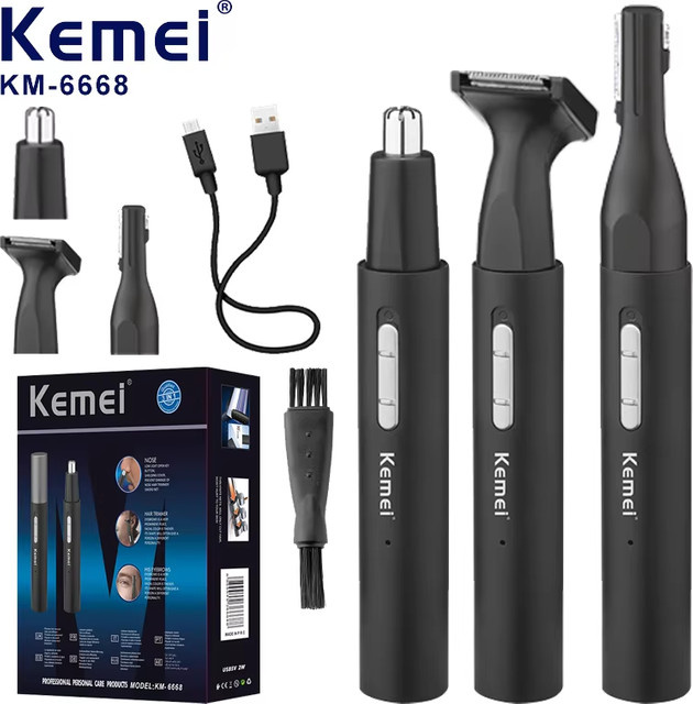 Kemei All-in-One Stift-Nasenhaartrimmer, Unisex - Bild 1