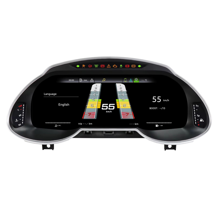 OSSURET 12,3 Zoll Digitales Display für Audi Q5 2009-2018 mit Android Auto und Carplay in Schwarz - Bild 7