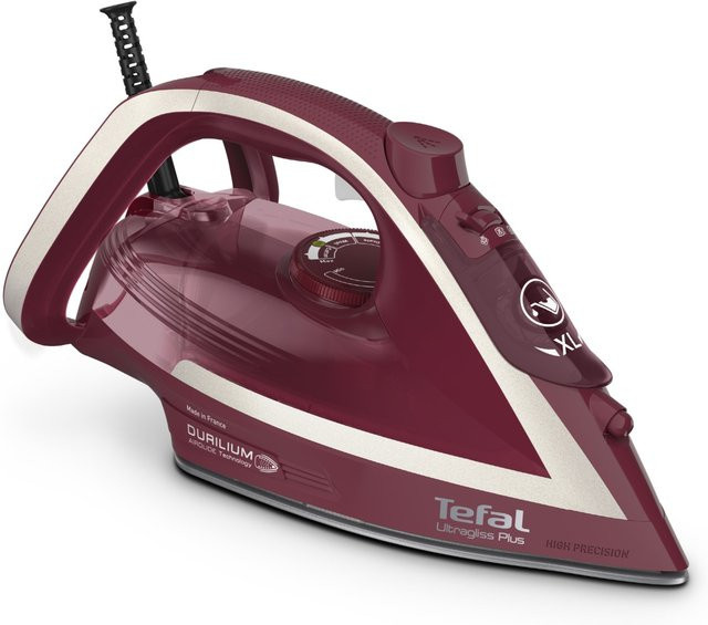 Tefal Ultragliss Plus FV6820 Dampfbügeleisen in Rot/Kupfer mit 2800 W und 50 g/min Dampfproduktion - Bild 1
