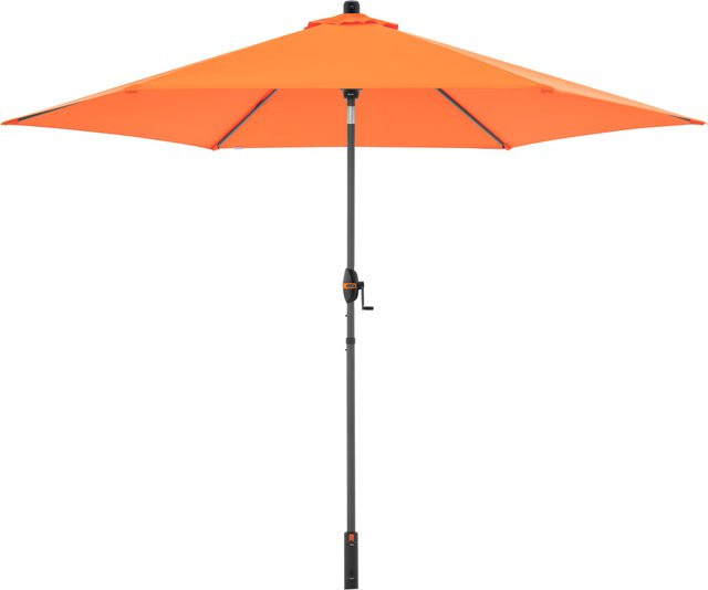 Doppler MyZone Sonnenschirm mit Auto Tilt Funktion, orange, Durchmesser: 305 cm - Bild 1