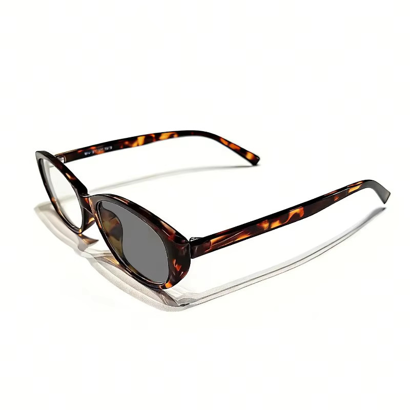 NAPAGE Korrektionsbrille, oval, Vollrand, Kunststoff, braun, Damen - Bild 1