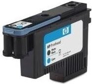 HP Druckkopf 70 Original für Tintenstrahldrucker in Schwarz und Cyan (C9404A) - Bild 3