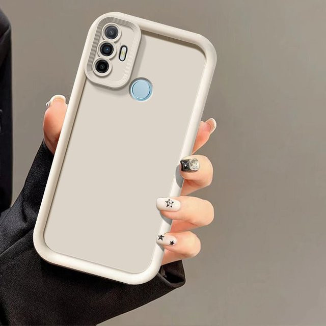 Luxus Candy Matte Soft Cover Handyhülle für Tecno Spark 7 und Tecno Spark 7T in Schwarz - Bild 1