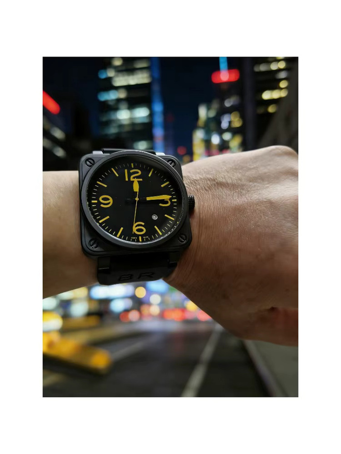 HAOYUNMA Armbanduhr Automatik, Eckig, Schwarz, Herren, Tag-Datum-Kalender - Bild 2