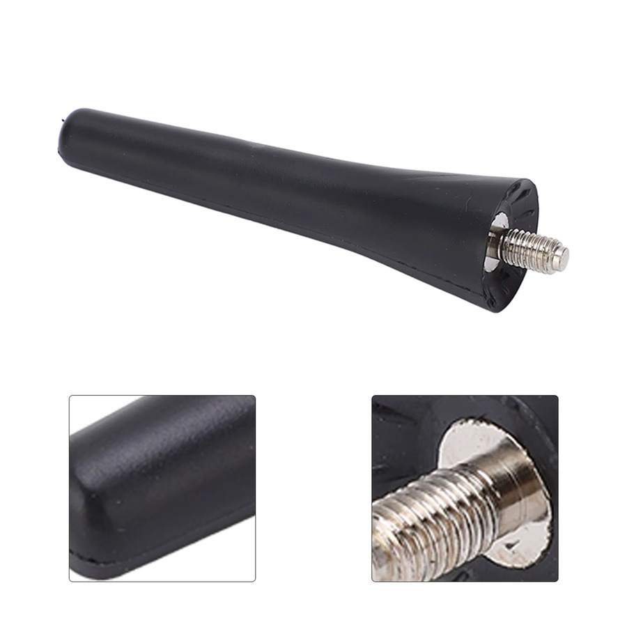 DOACT Auto-Kurzantennenmast 6561N3 in Schwarz, Länge: 6,7 cm, Ersatz für Peugeot 107 108 207 307 308 407 - Bild 3