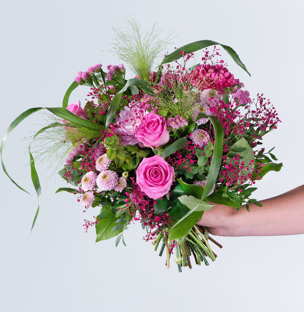 BLUME2000 Bouquet pink purple lightpink fresh - Bild 1