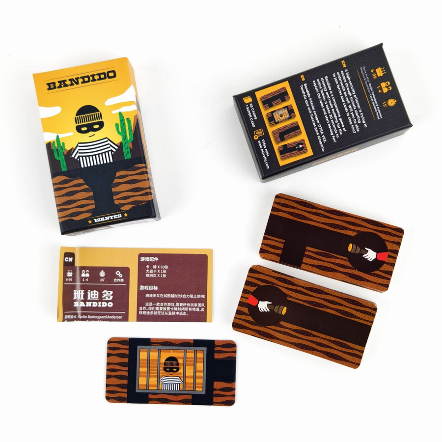 Yiran toy Bandido Bandida Brettspiel Strategie Puzzle Kartenspiele gelb - Bild 3