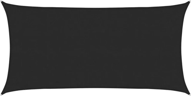 Furnicato Sonnensegel aus HDPE in Schwarz, Rechteckig, B x T: 6 x 3 m mit 90% UV-Schutz - Bild 1