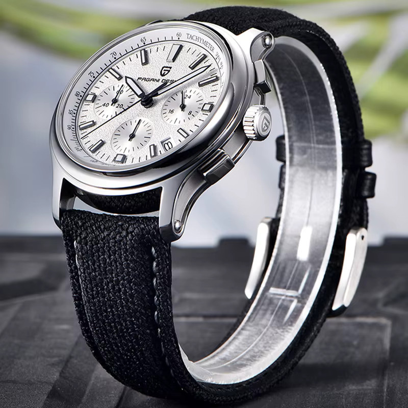 PAGANI DESIGN Chronograph, Quarz, Edelstahl, Saphirglas, 40 mm, Herren - Bild 3