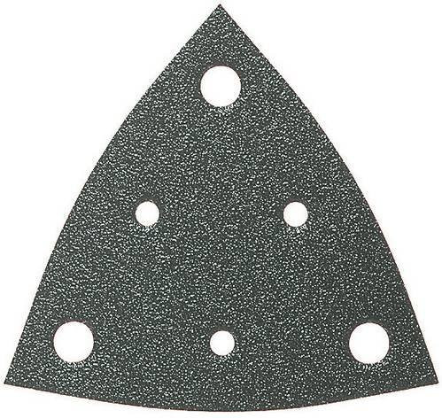 Fein Deltaschleifpapier mit Klett, gelocht, Körnung 120, grau, Eckmaß: 80 x 80 mm, 50 Stück - Bild 1