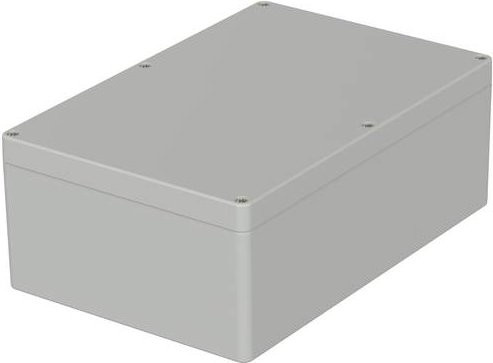 Bopla EUROMAS M 2401 Industrie-Gehäuse aus Polycarbonat in Lichtgrau RAL 7035, B/T/H: 24,0 x 16,0 x 9,0 cm - Bild 1
